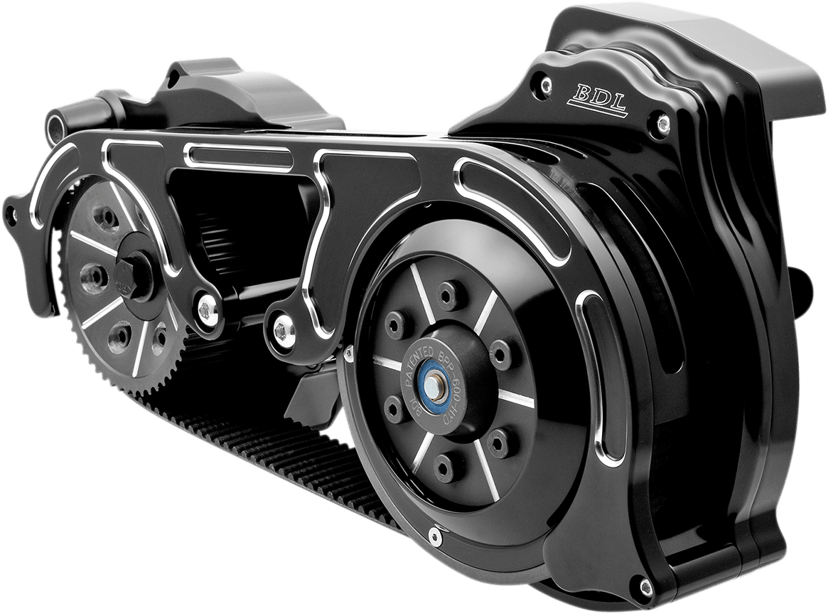 BELT DRIVES LTD-2" Open Belt Drive Kit with 2-Piece Motor Plate / '17-20 Bagger-Primary Kits-MetalCore Harley Supply