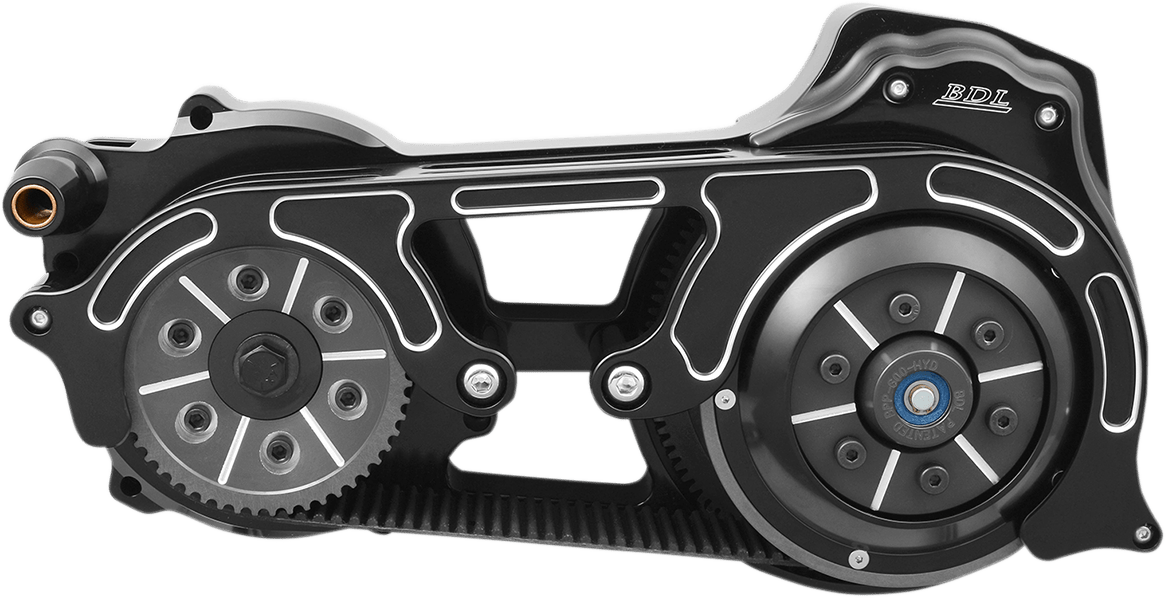 BELT DRIVES LTD-2" Open Belt Drive Kits w/1-Piece Motor Plate / '17-'20 Bagger-Primary Kits-MetalCore Harley Supply