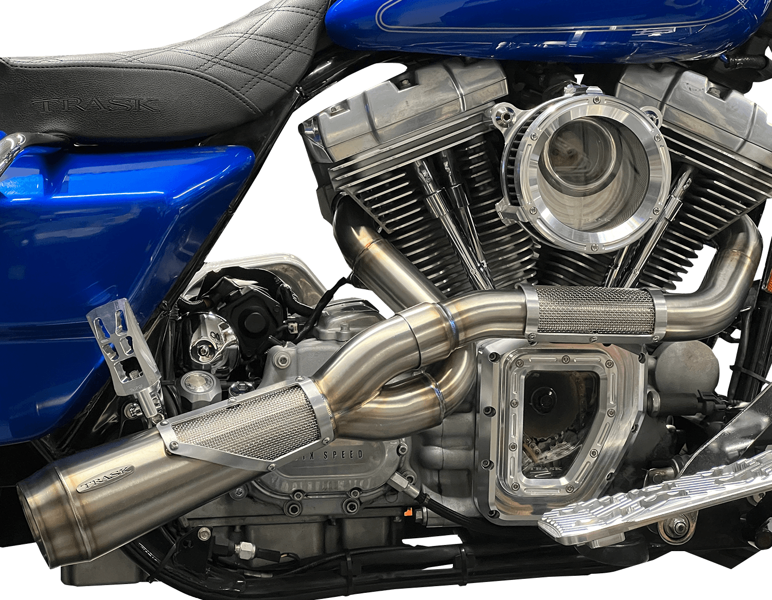 TRASK-Big Sexy 2:1 Performance Exhaust / '07-'16 Bagger-Exhaust - 2 into 1-MetalCore Harley Supply