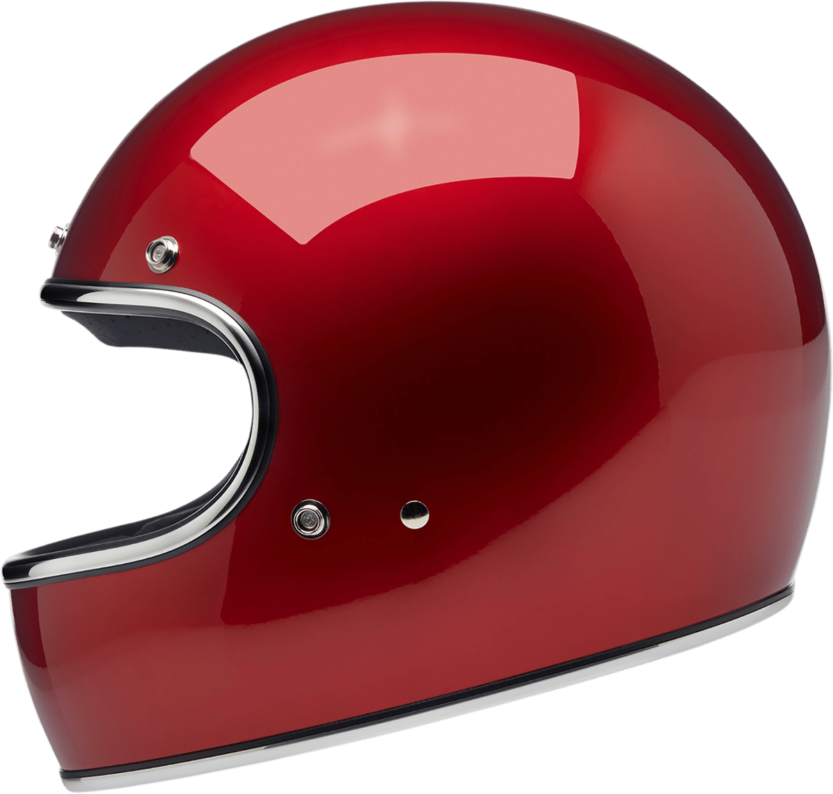 BILTWELL-Gringo Helmet / Metallic Cherry Red-Helmet-MetalCore Harley Supply