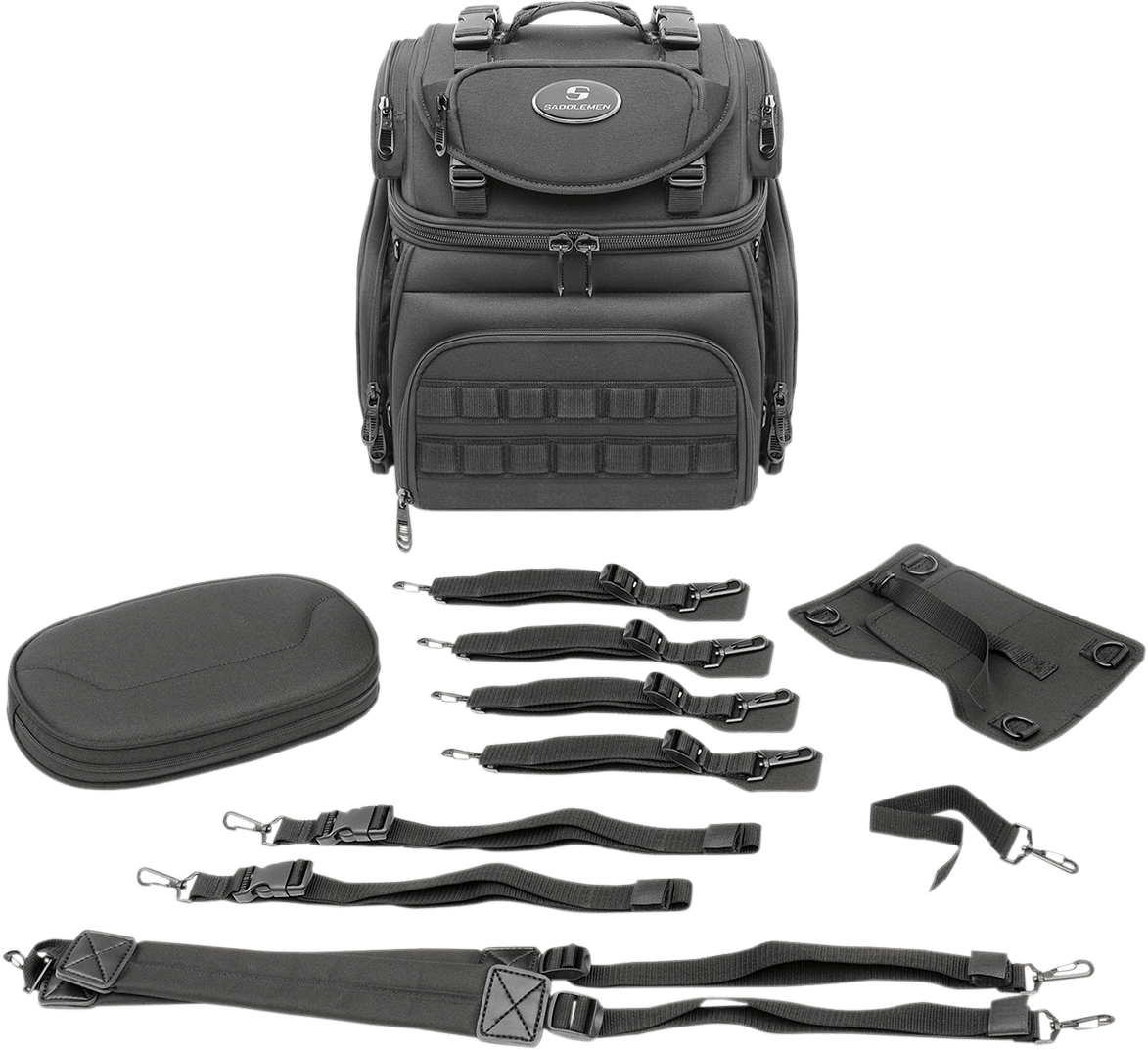 SADDLEMEN-BR1800 Tactical Sissy Bar Bag-Sissy Bar Bag-MetalCore Harley Supply