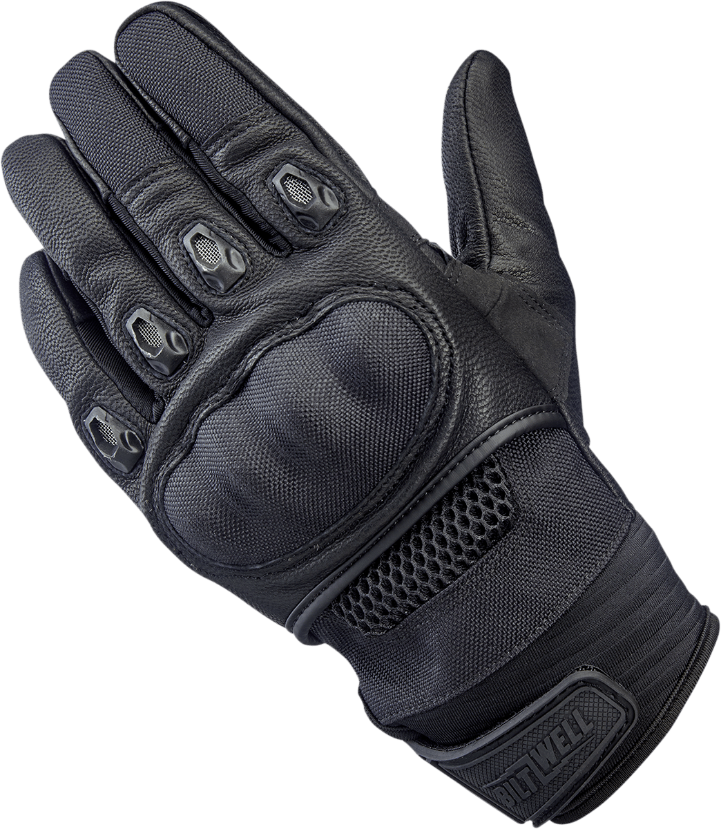 BILTWELL-Bridgeport Gloves / Tan Black-Gloves-MetalCore Harley Supply