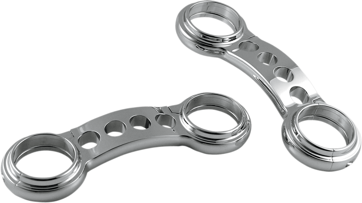 CUSTOM CYCLE ENGINEERING-Chrome Billet Aluminum Fork Truss-Fork Brace-MetalCore Harley Supply