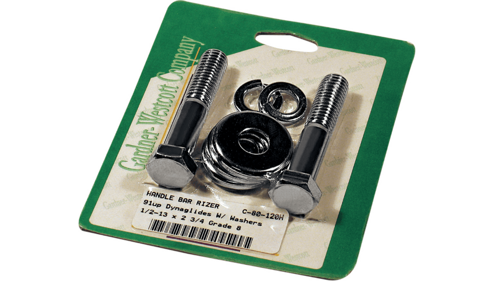 Chrome Riser Mounting Bolt Set - MetalCore Harley Supply