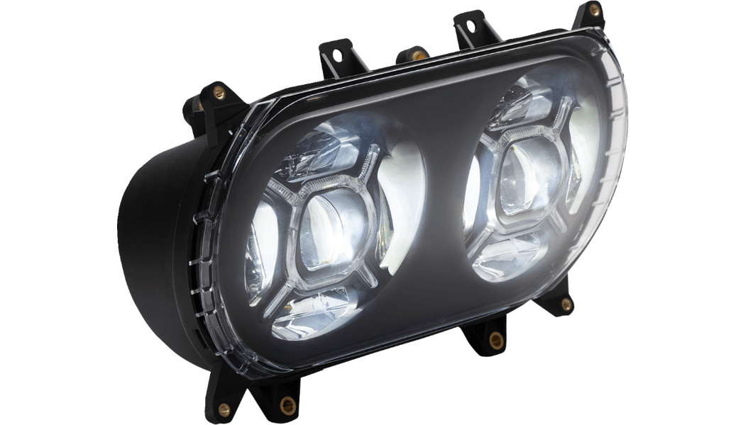 CUSTOM DYNAMICS-Double-X LED Headlight / '15-'23 Road Glide-Headlight-MetalCore Harley Supply