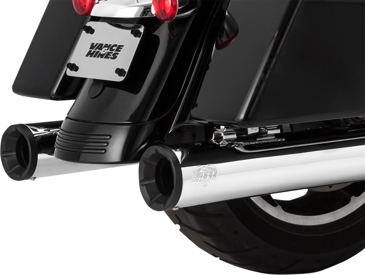 VANCE & HINES-Eliminator 400 Slip-On Mufflers / '17-'22 Bagger-Exhaust - Slip Ons-MetalCore Harley Supply
