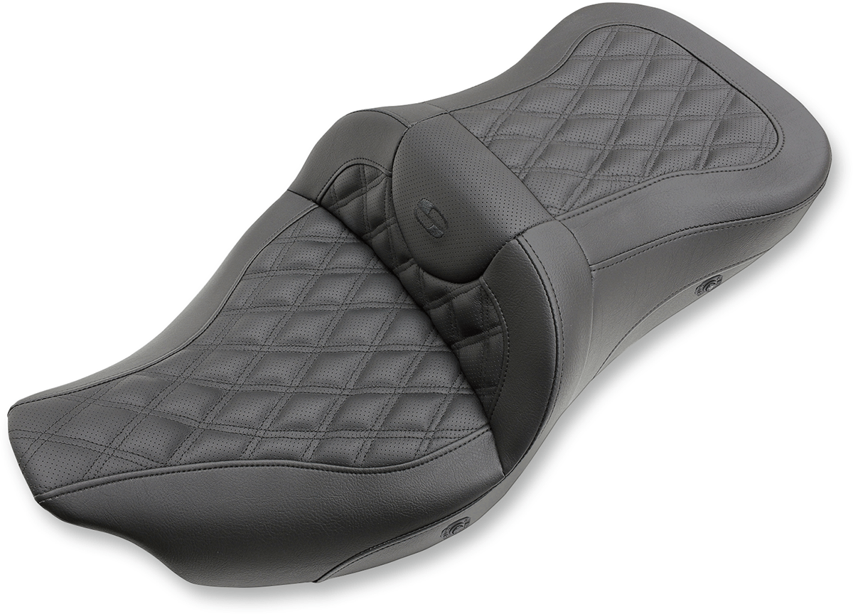SADDLEMEN-Extended Reach Heated Road Sofas / '08-'22 Bagger-Seats-MetalCore Harley Supply