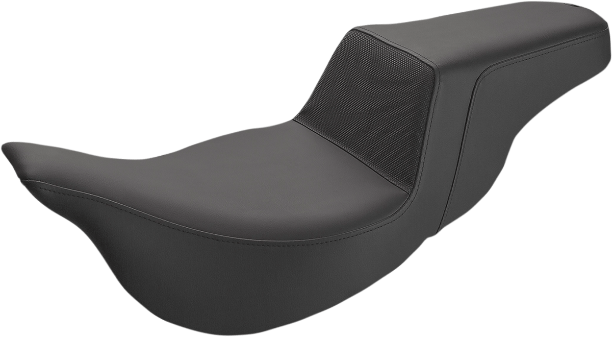 SADDLEMEN-Extended Reach Step-Up Seats ~ Black / '08-'22 Bagger-Seats-MetalCore Harley Supply