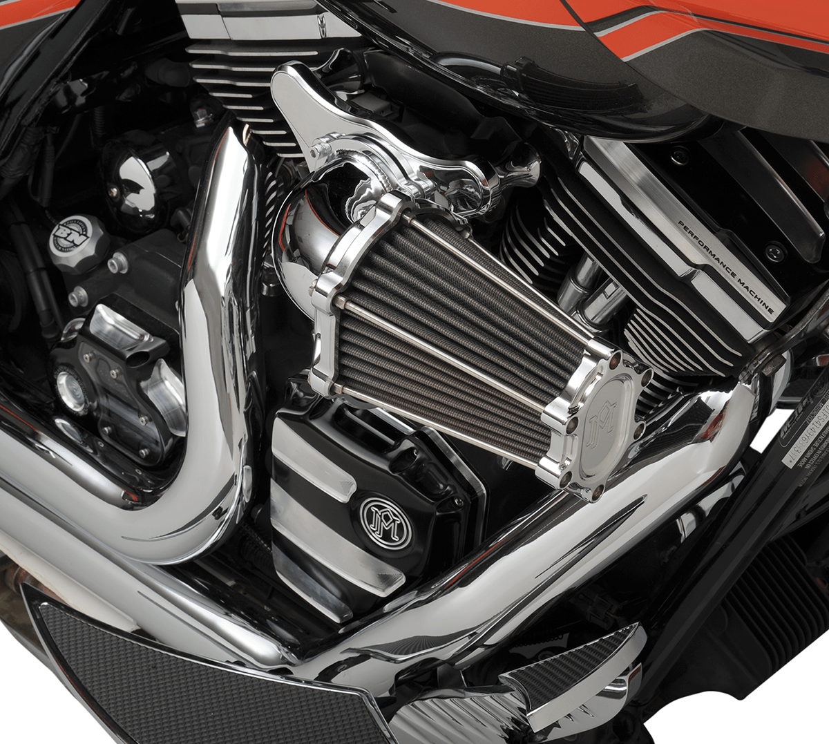 PERFORMANCE MACHINE-FAST air Intake Cleaner / '93-'17 BT-Air Filter-MetalCore Harley Supply