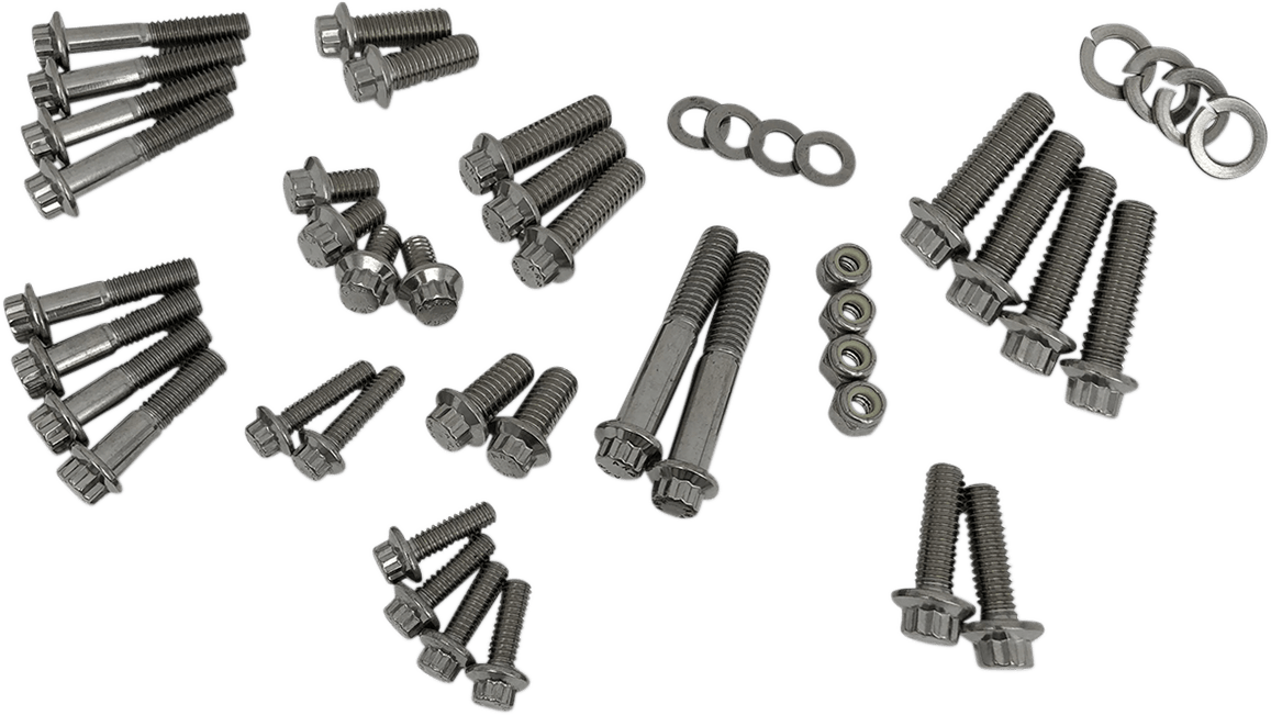 FEULING-ARP® 12-Point Chassis Dress Up Fastener Kits / '17 Up Big Twin-Hardware-MetalCore Harley Supply