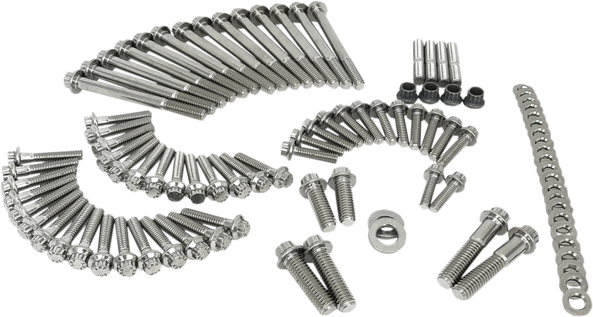 FEULING-ARP® 12-Point External Engine Fastener Kits / M8 | TC | XL-Hardware-MetalCore Harley Supply