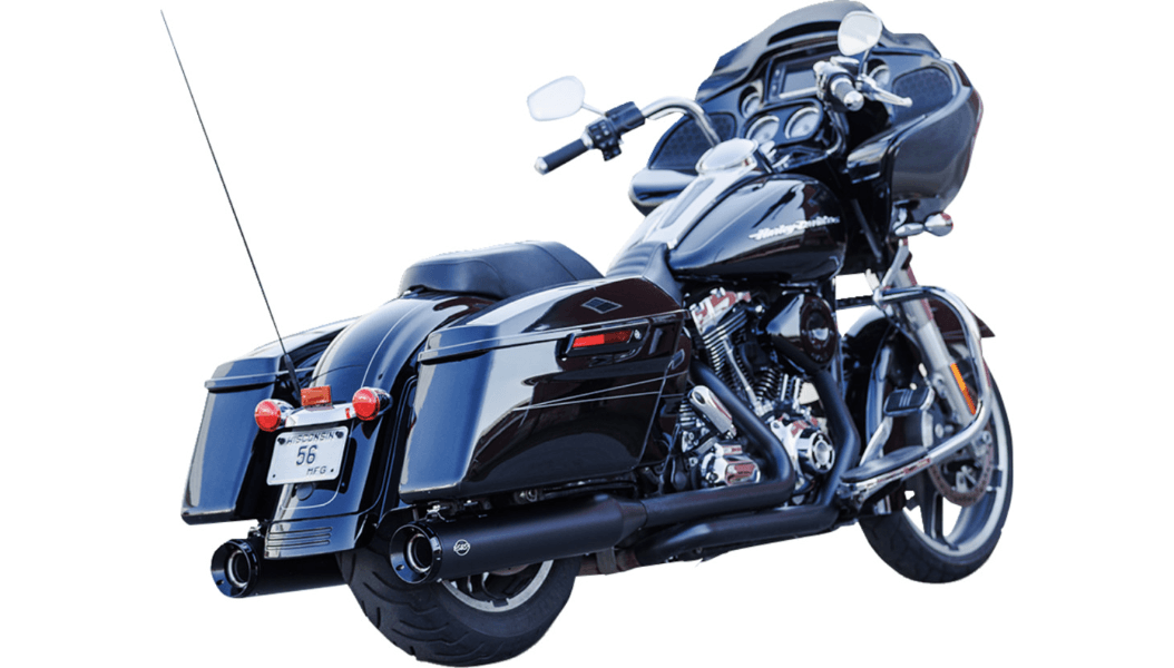 S&S CYCLES-GNX 4.5" Slip-On Mufflers / '99-'16 Bagger-Exhaust - Slip Ons-MetalCore Harley Supply