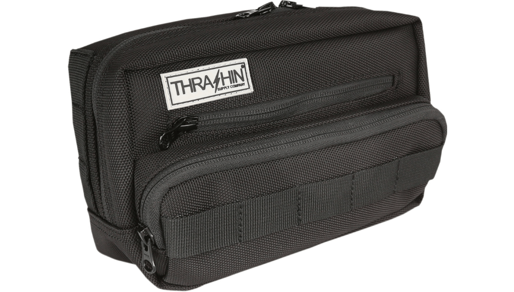 THRASHIN SUPPLY CO.-Handlebar Plus Bag-Handlebar Bag-MetalCore Harley Supply