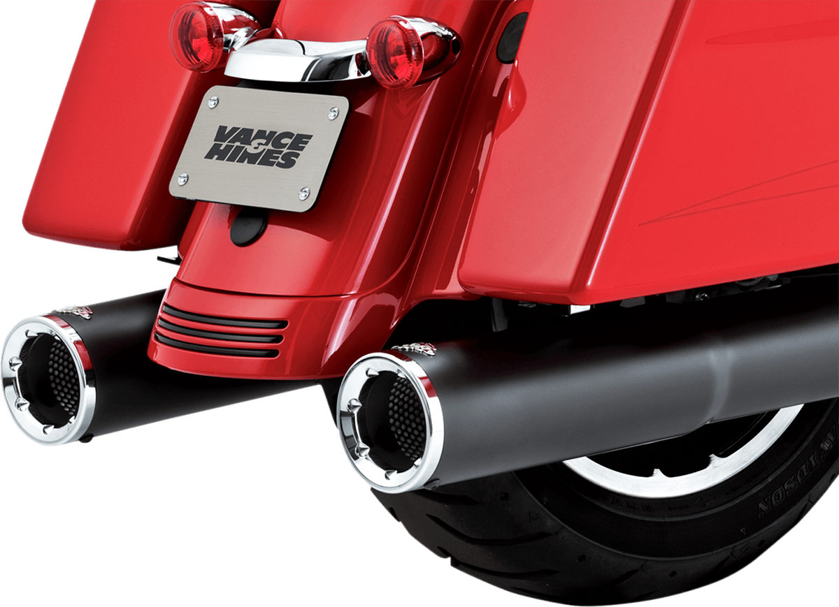 VANCE & HINES-Hi-Output Slip-On Mufflers / '17-'22 Bagger-Exhaust - Slip Ons-MetalCore Harley Supply