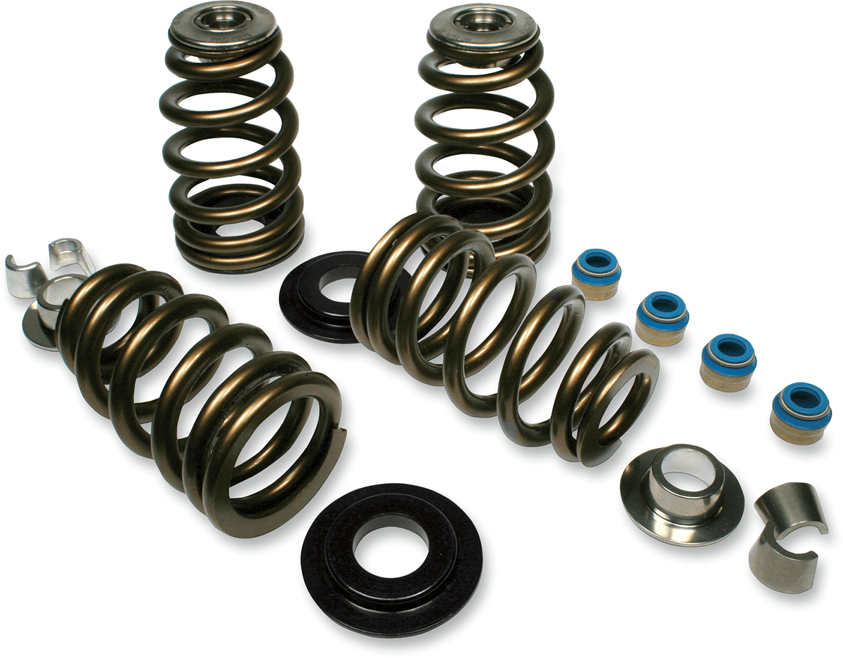 FEULING-High-Load Beehive® Valve Springs with Titanium Retainers / '99-'21-Valve Springs / Retainers / Seals-MetalCore Harley Supply