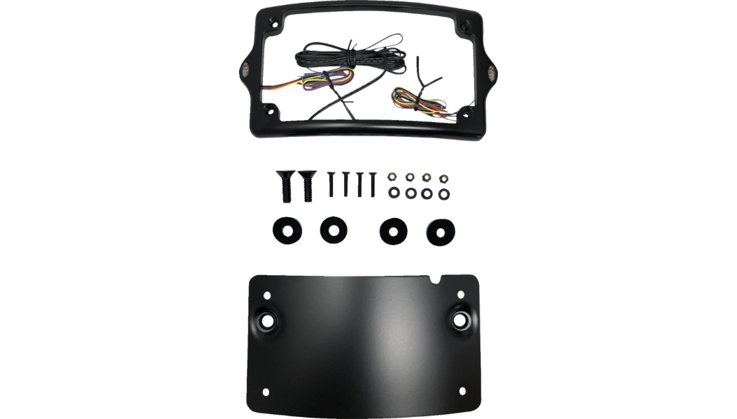 KODLIN-License Plate Kit / '13-'23 Bagger-License Plate Frame-MetalCore Harley Supply