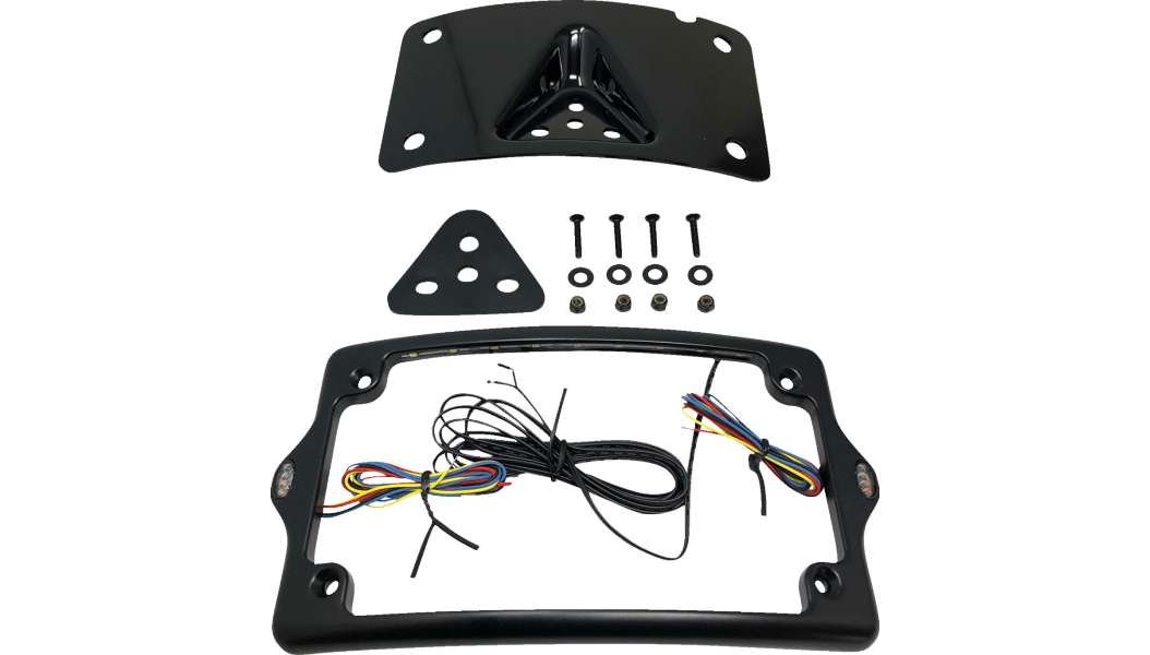 KODLIN-License Plate Kit / Standard 3 Hole Mount-License Plate Frame-MetalCore Harley Supply