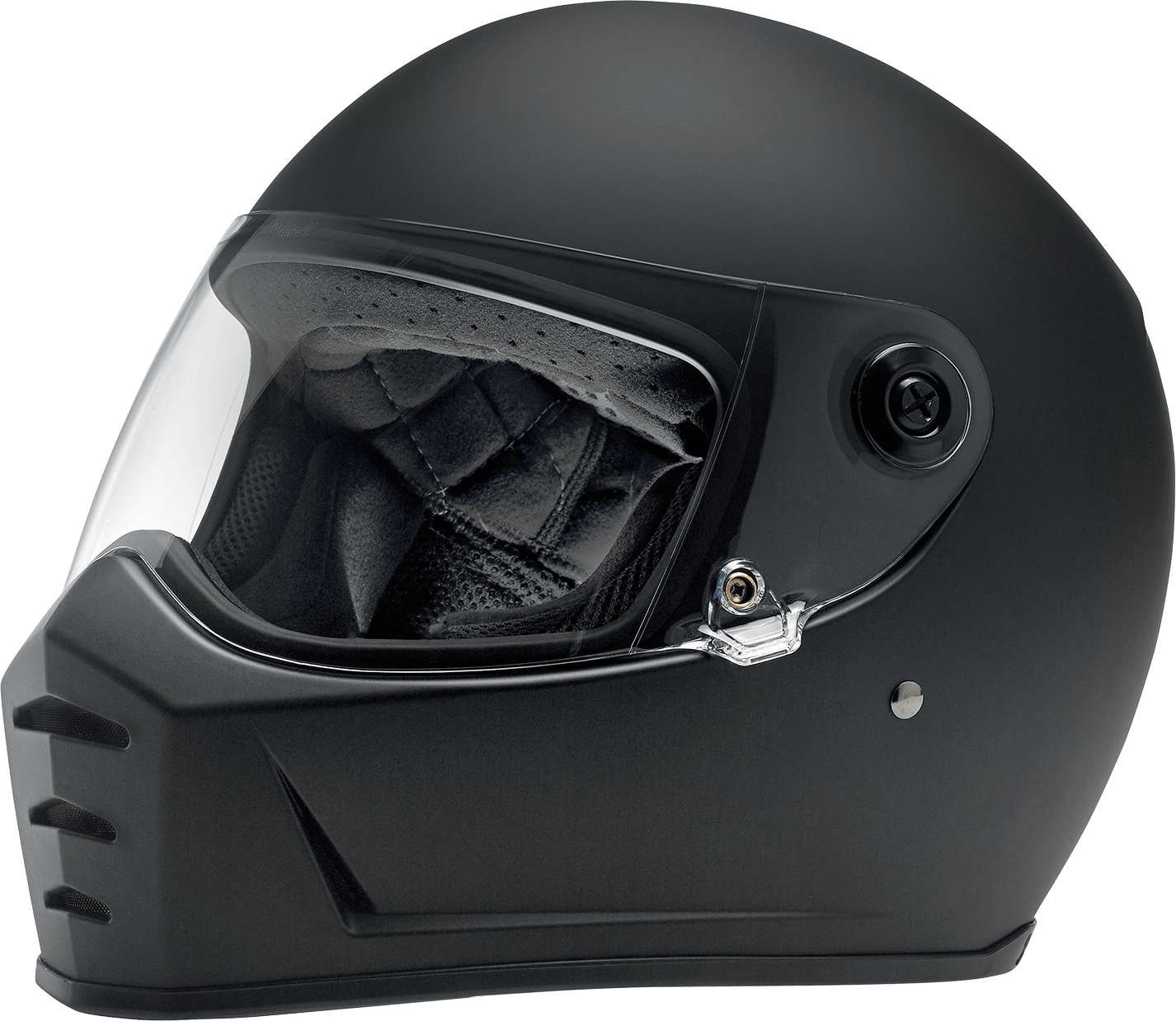BILTWELL-Lane Splitter Helmets / Flat Black-Helmet-MetalCore Harley Supply