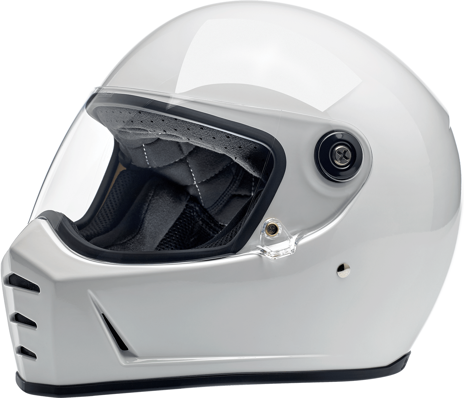 BILTWELL-Lane Splitter Helmets / Gloss Black-Helmet-MetalCore Harley Supply