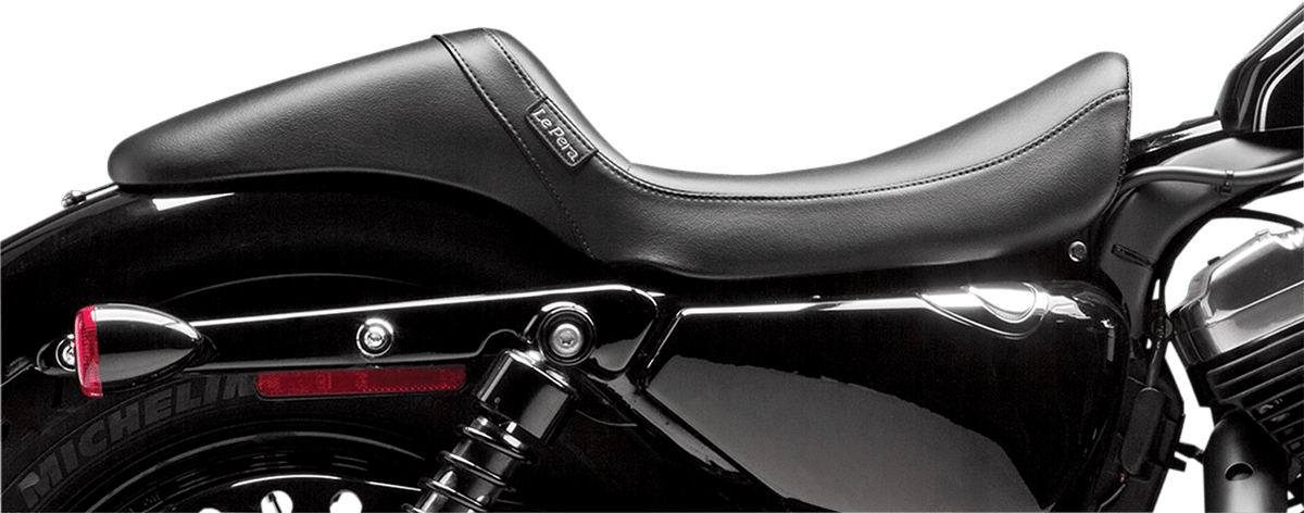 LE PERA-Daytona Sport Daddy Long Legs Seat / '04-'22 Sportster-Seats-MetalCore Harley Supply