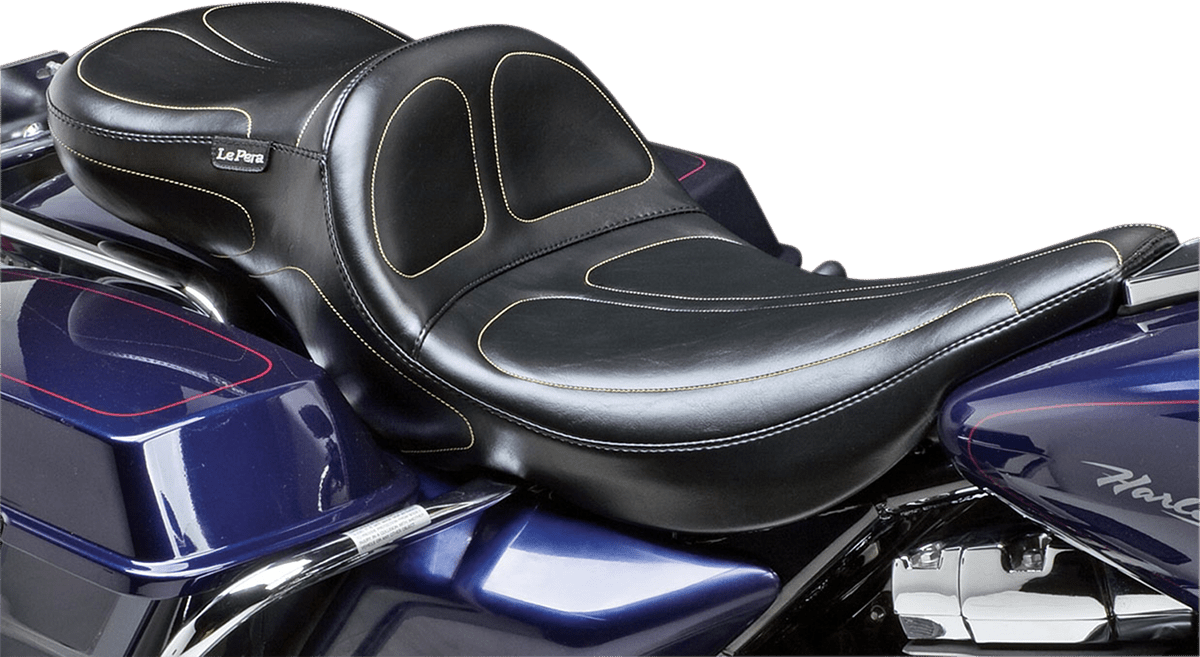 LE PERA-Maverick Daddy Long Legs Seat / '97-'07 Bagger-Seats-MetalCore Harley Supply