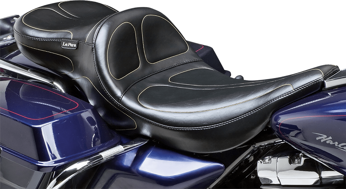 LE PERA-Maverick Daddy Long Legs Seat / '97-'07 Bagger-Seats-MetalCore Harley Supply