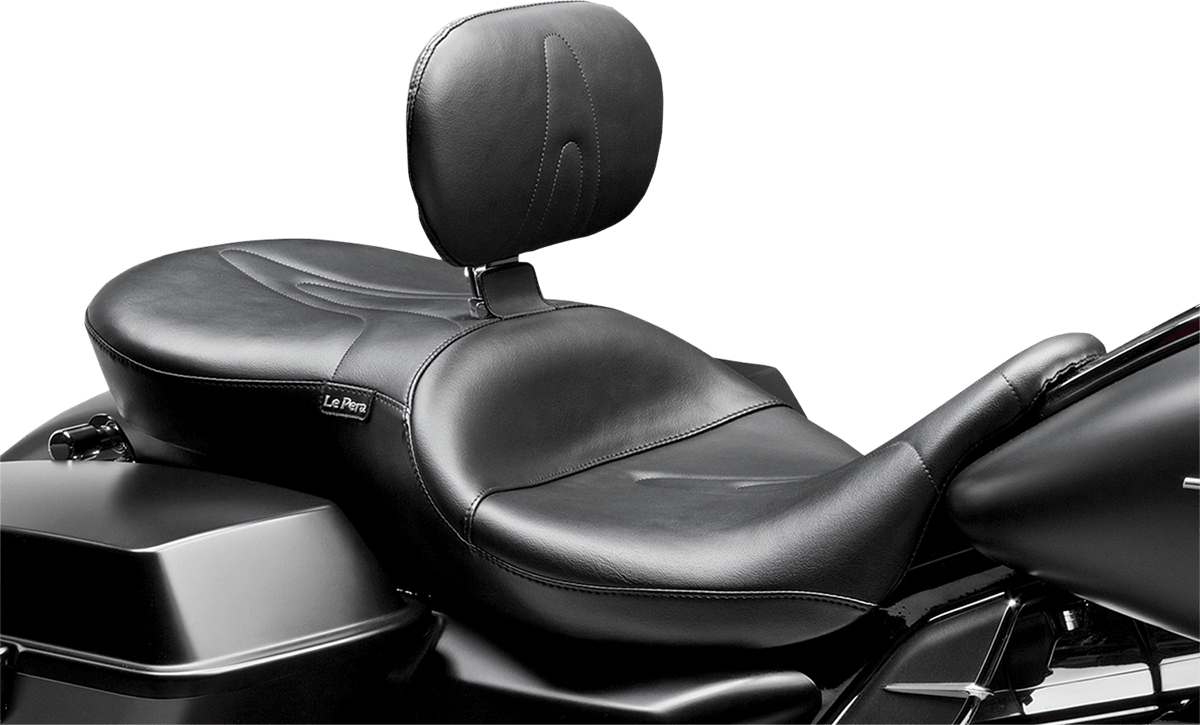 LE PERA-RT66 Seat with Backrest / '08-'23 Bagger-Seats-MetalCore Harley Supply