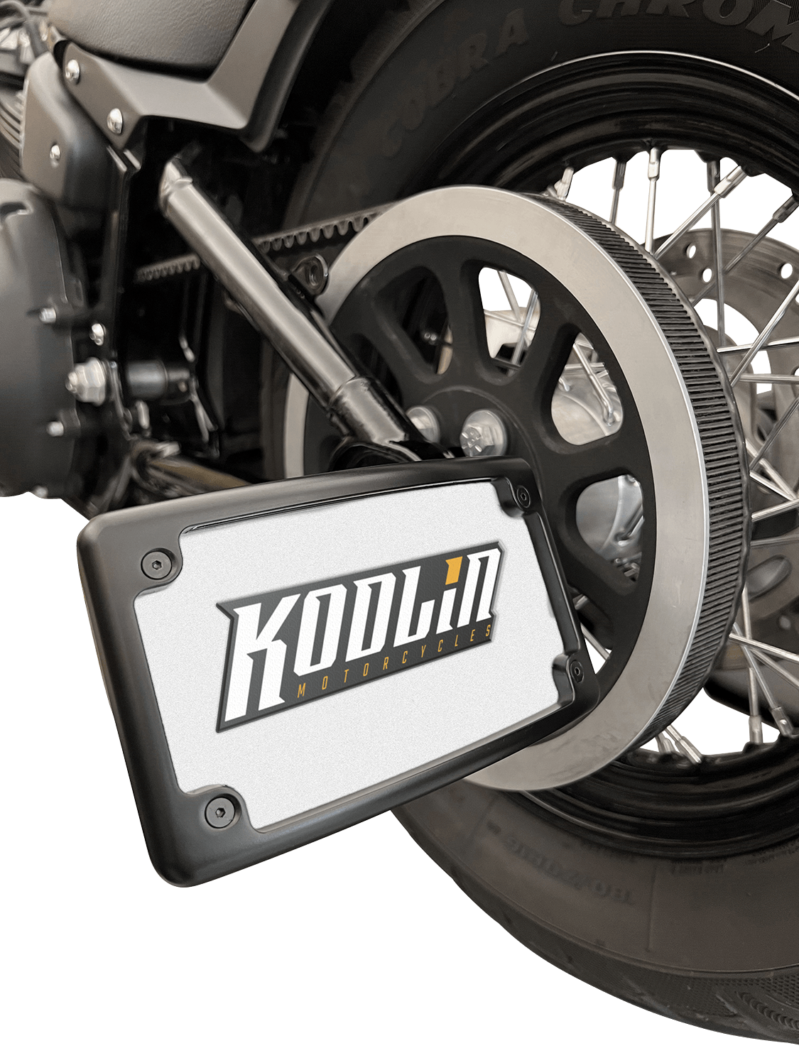 KODLIN-License Plate Bracket / M8-License Plate Frame-MetalCore Harley Supply