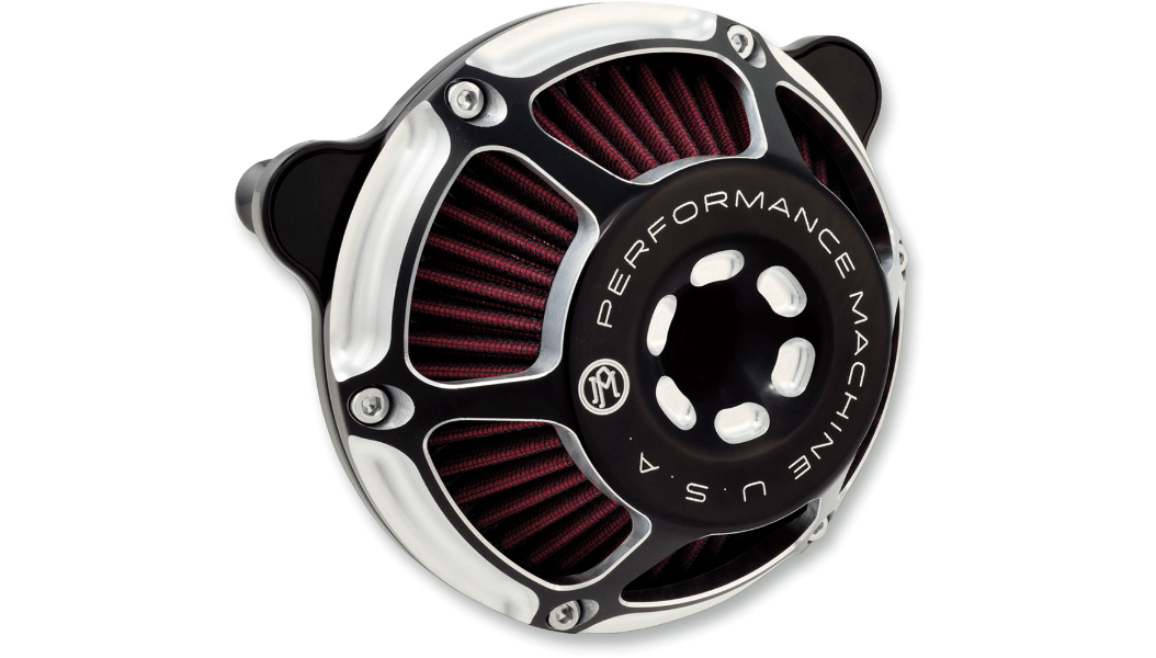 PERFORMANCE MACHINE-Max HP Air Cleaner / '93-'17 Big Twin-Air Filter-MetalCore Harley Supply