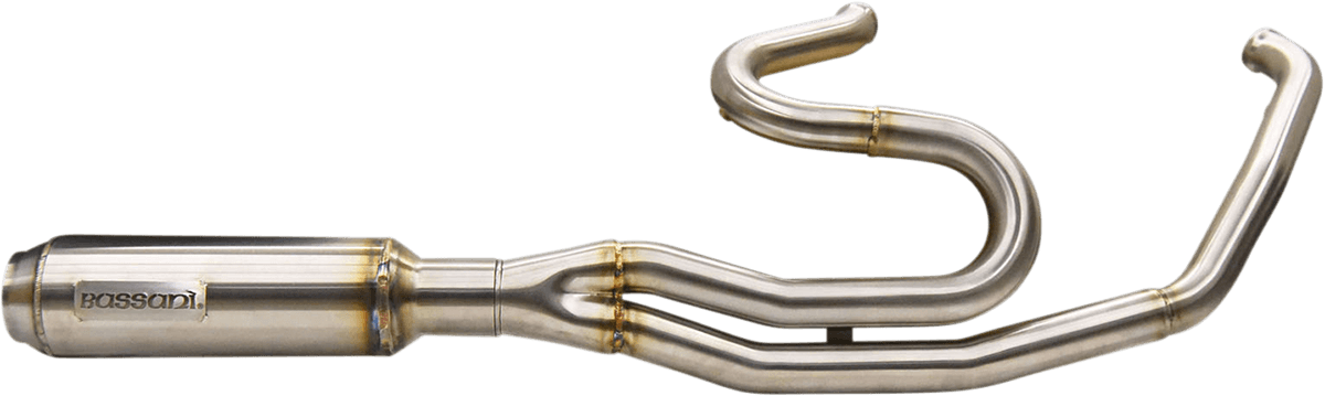 BASSANI-Mid-Length 2:1 Super Bike Exhaust System / '17-'22 Bagger-Exhaust - 2 into 1-MetalCore Harley Supply