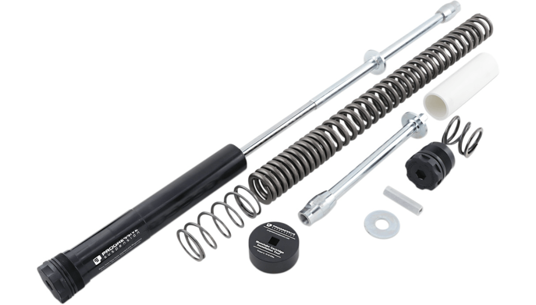 PROGRESSIVE SUSPENSION-Monotube Cartridge Fork Kit / M8 Standard Forks-Fork Springs-MetalCore Harley Supply