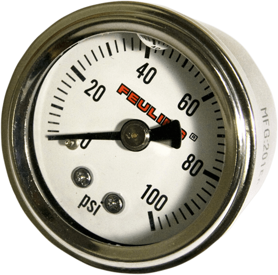 FEULING-Oil Pressure Gauge — Back Port-Oil Pressure Gauge-MetalCore Harley Supply