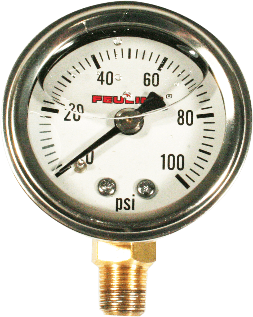 FEULING-Oil Pressure Gauge — Bottom Port-Oil Pressure Gauge-MetalCore Harley Supply