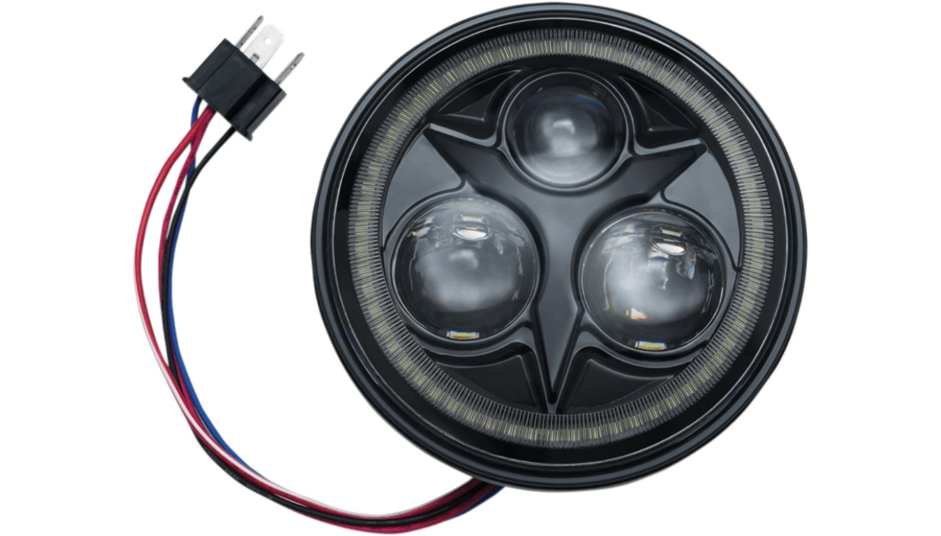 KURYAKYN-Orbit Vision 5.75" LED Headlight-Headlight-MetalCore Harley Supply