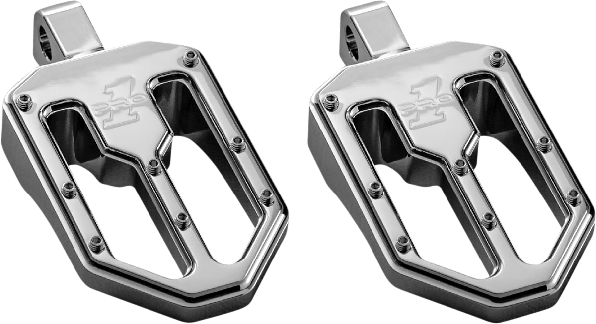 PRO-ONE-Moto Billet Foot Pegs / Standard & M8-Footpegs-MetalCore Harley Supply