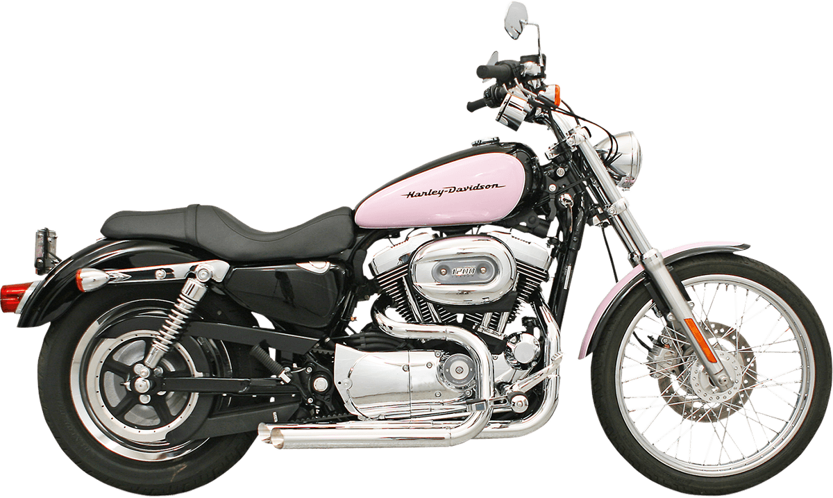 BASSANI-Pro-Street Exhaust System / '86-'03 Sportster-Exhaust - Dual-MetalCore Harley Supply