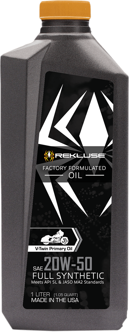 REKLUSE-Factory Formulated Primary Oil For V-Twin-Primary Oil-MetalCore Harley Supply