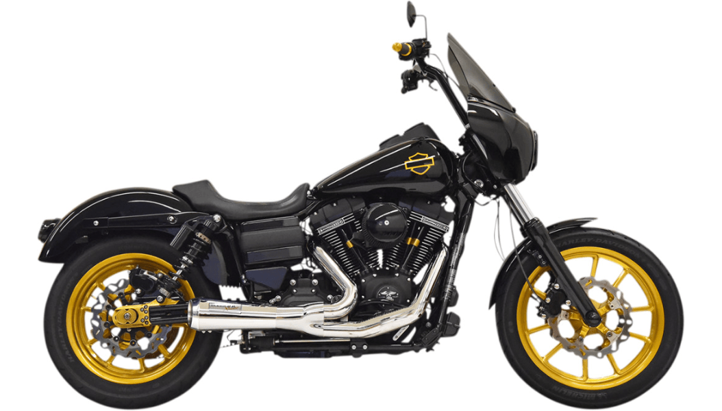 BASSANI-Ripper 2:1 Exhaust Systems / '06-'17 Dyna-Exhaust - 2 into 1-MetalCore Harley Supply
