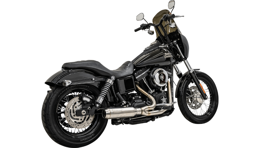 BASSANI-Ripper Super Bike 2-into-1 Exhaust System / '91-'17 Dyna-Exhaust - 2 into 1-MetalCore Harley Supply