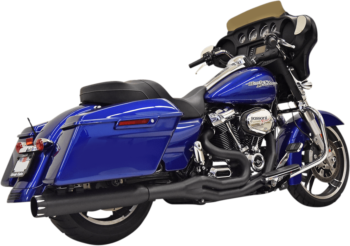 BASSANI-Road Rage 2-into-1 Exhaust System / '17-'20 Bagger-Exhaust - 2 into 1-MetalCore Harley Supply