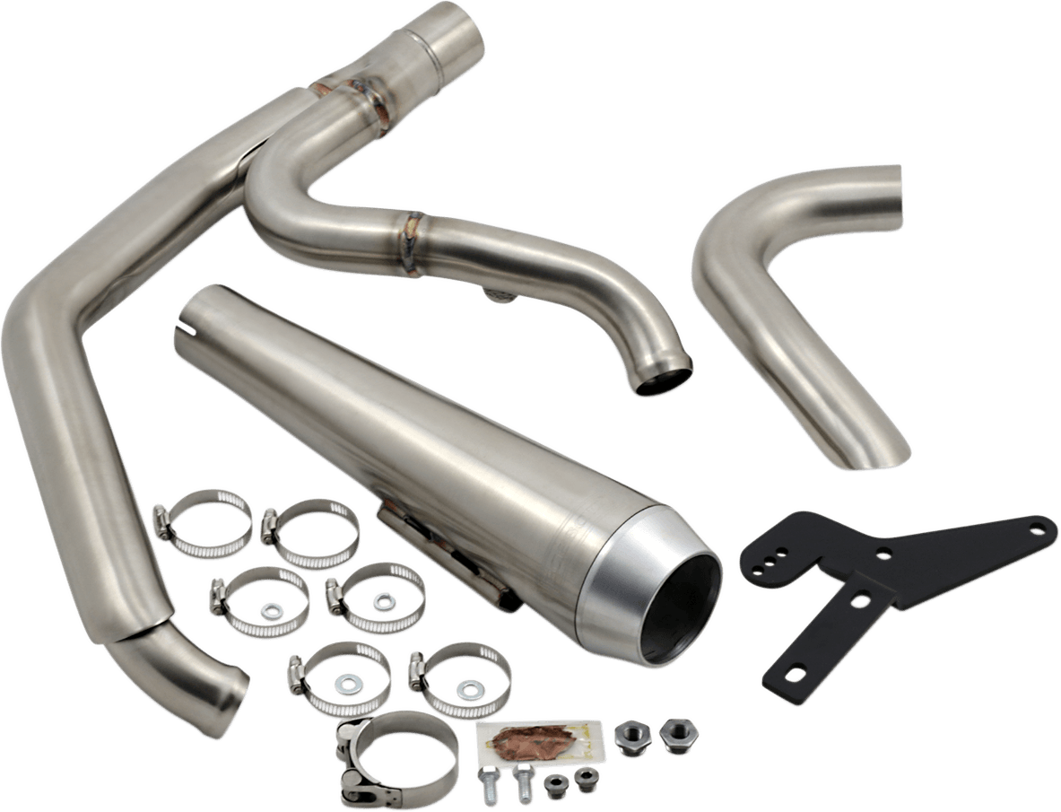BASSANI-Road Rage 2:1 Exhaust System / '18-'22 M8-Exhaust - 2 into 1-MetalCore Harley Supply