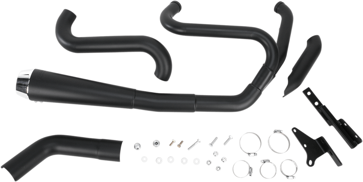 BASSANI-Road Rage 2:1 Exhaust System / '91-'17 Dyna-Exhaust - 2 into 1-MetalCore Harley Supply