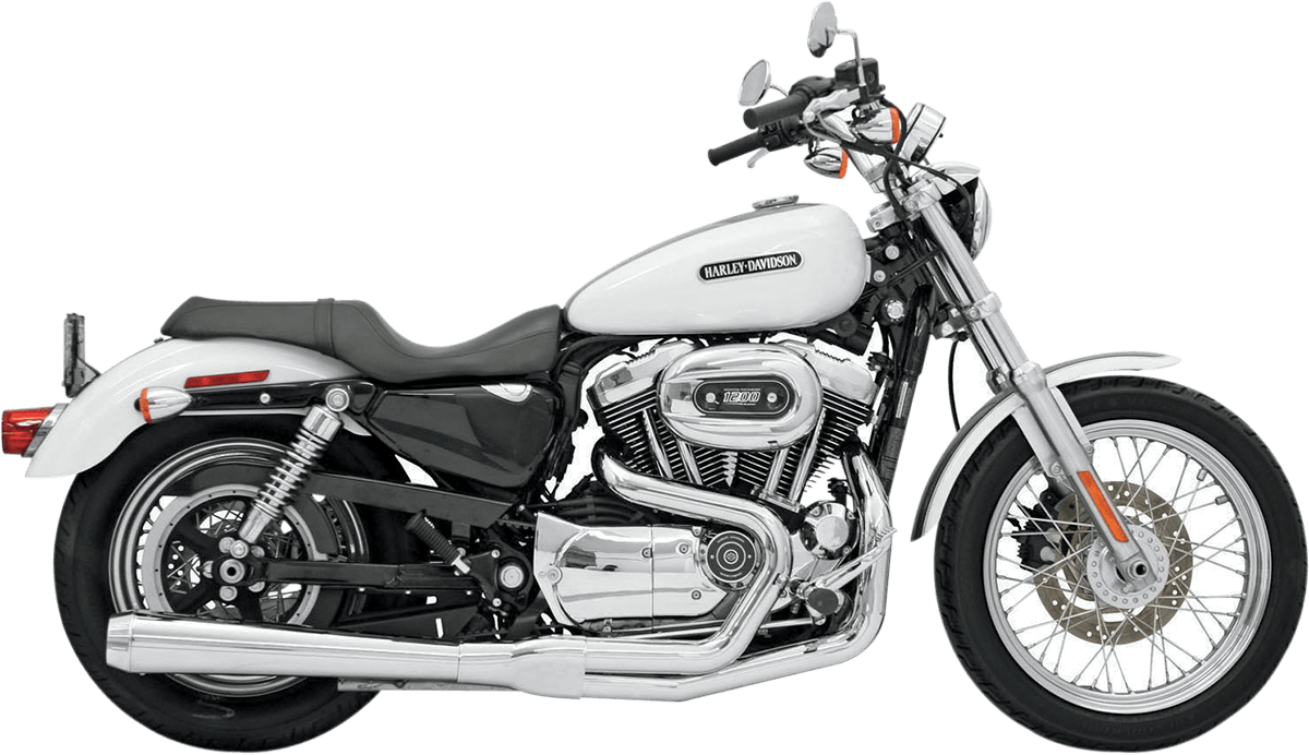 BASSANI-Road Rage 2:1 Exhaust Systems / '04-'13 Sportster-Exhaust - 2 into 1-MetalCore Harley Supply