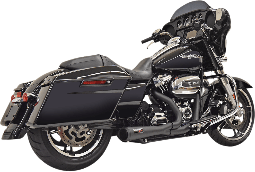 BASSANI-Road Rage 2:1 Short Exhaust - M8 Bagger-Exhaust - 2 into 1-MetalCore Harley Supply