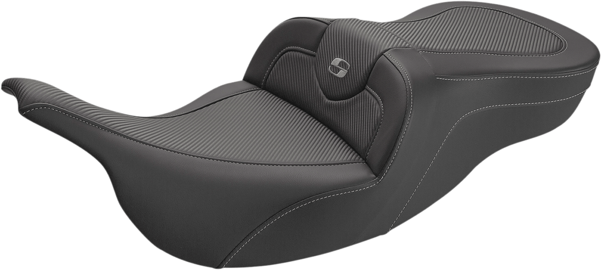 SADDLEMEN-Road Sofa Carbon Fiber Seats / '97-'23 Bagger-Seats-MetalCore Harley Supply