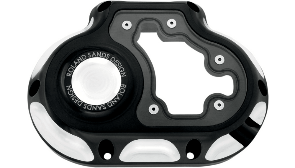 Roland Module Wheel Cover Roland Sands Clarity Transmission Side Covers for Harley