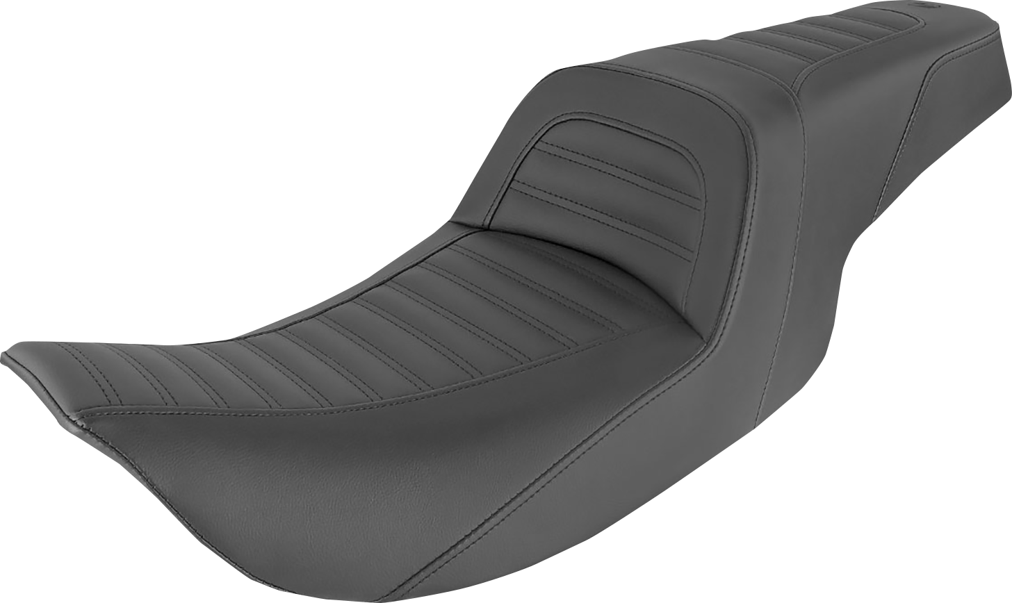 SADDLEMEN-Slim Roll & Pleat Seats + Tour-Pak / '97-'22 Bagger-Seats-MetalCore Harley Supply