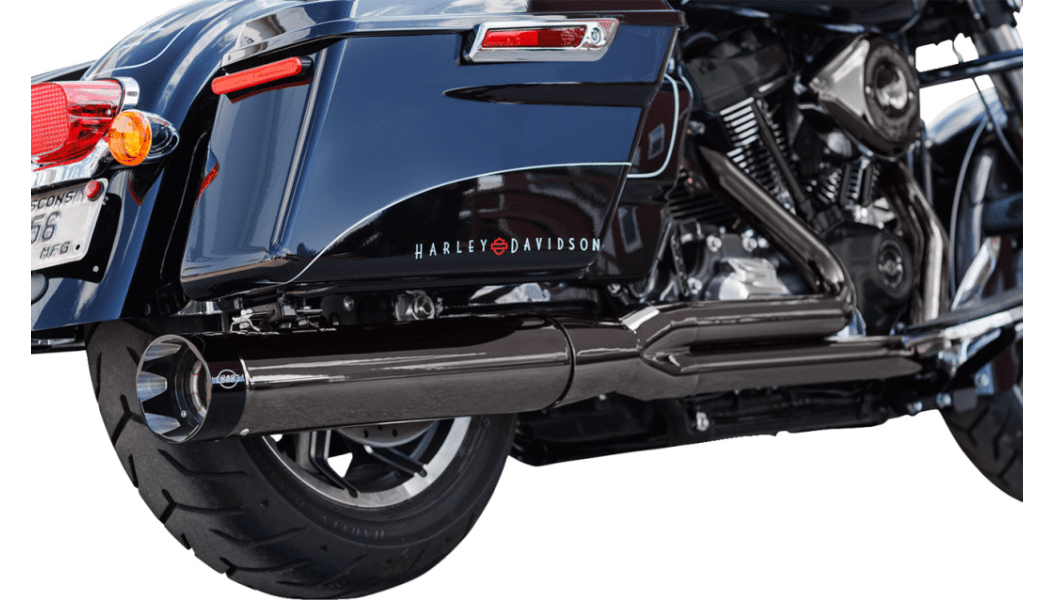 S&S CYCLES-2 into 1 Lava Chrome Sidewinder Exhaust / '17 - '23 Bagger-Exhaust - 2 into 1-MetalCore Harley Supply