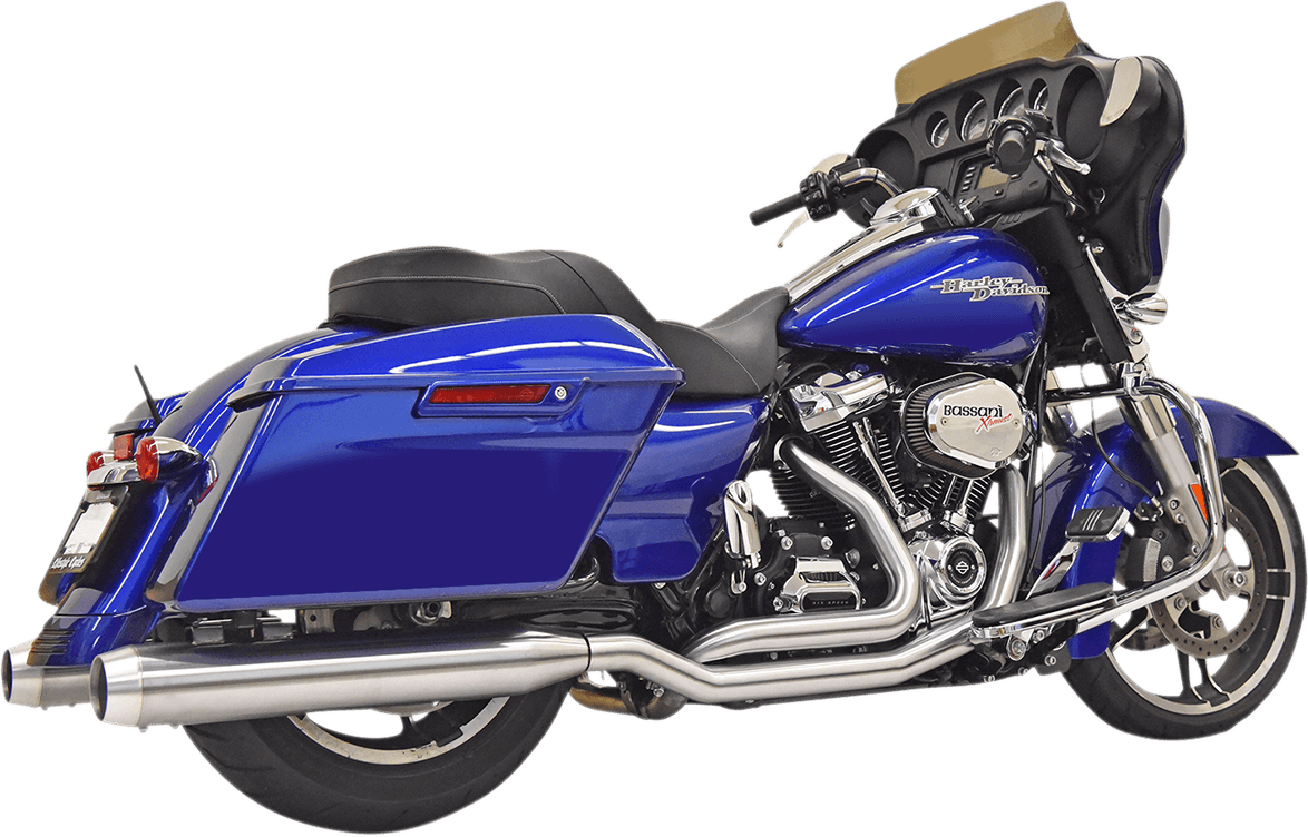BASSANI-Stainless True Dual Performance Exhaust / M8 Bagger-Exhaust - Dual-MetalCore Harley Supply