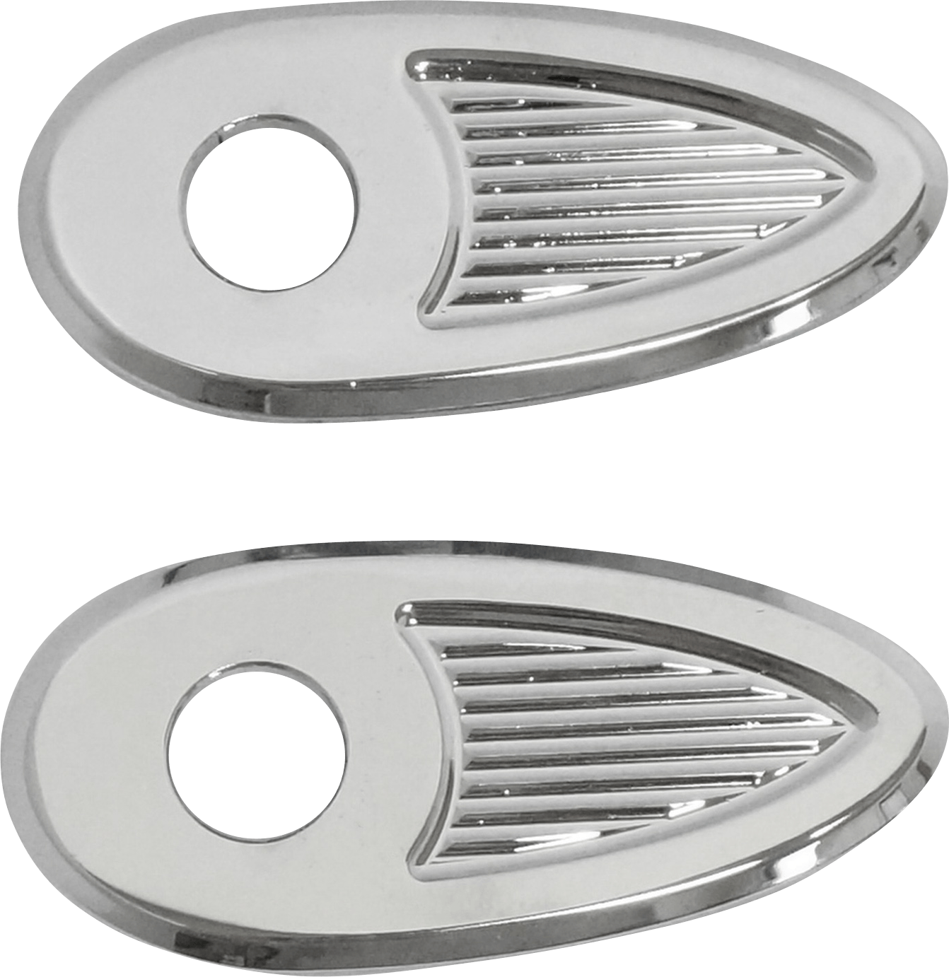 KODLIN-Strut Rear Turns Cover Plates / M8-Turn Signals-MetalCore Harley Supply